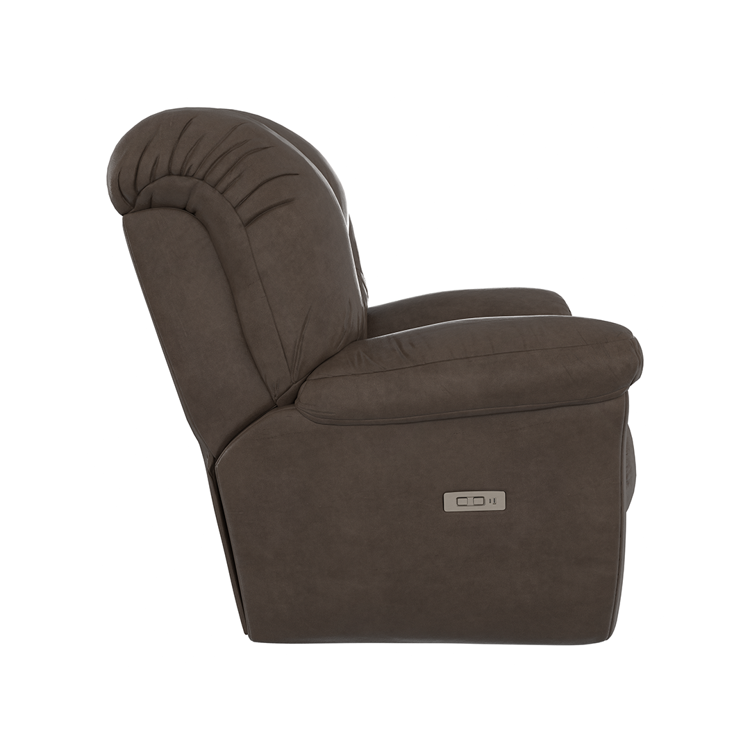 Beige Max Power Rocker Recliner with Heat and Massage with Power Recline, Massage from Home Stretch - Additional view 4
