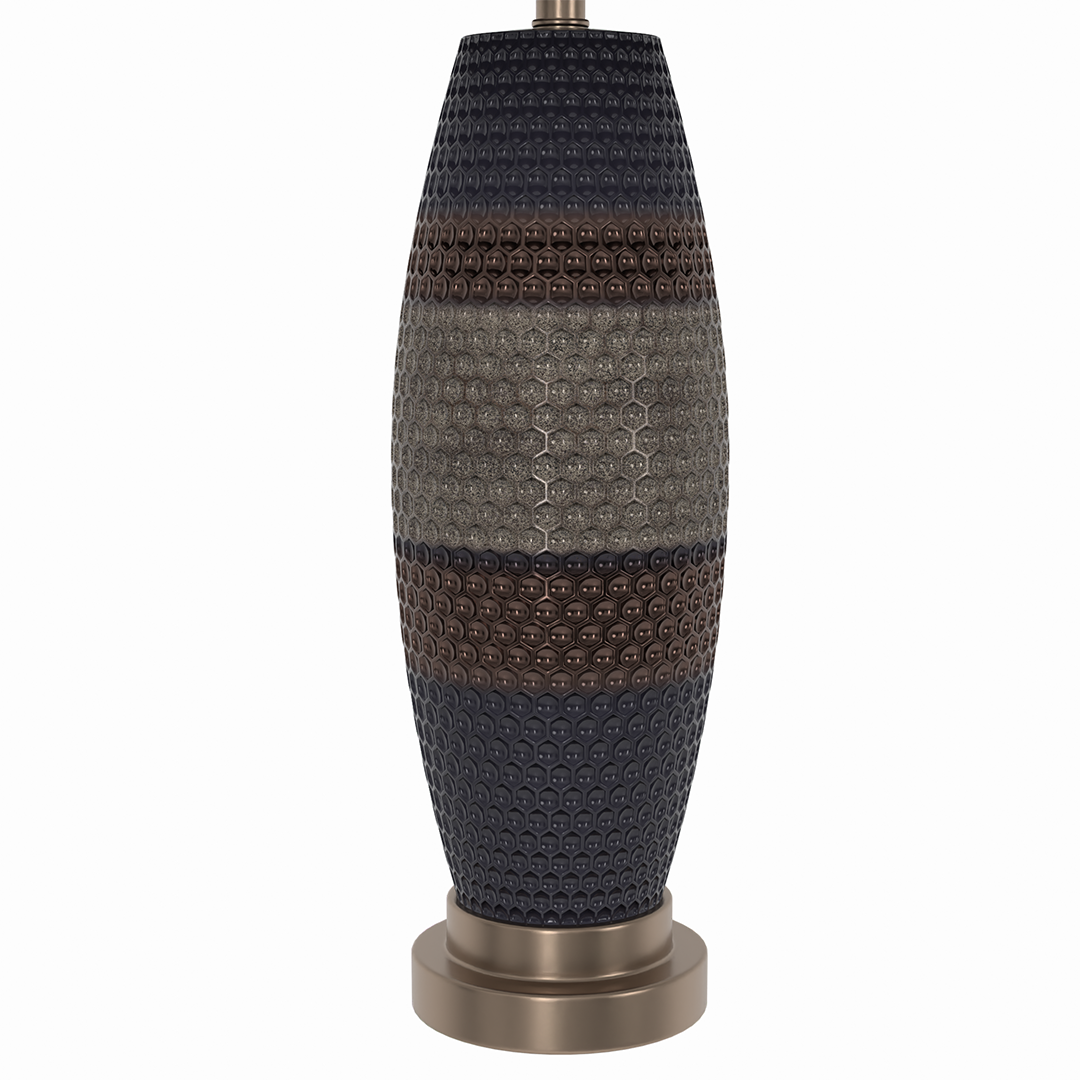 Hammered Ceramic Table Lamp