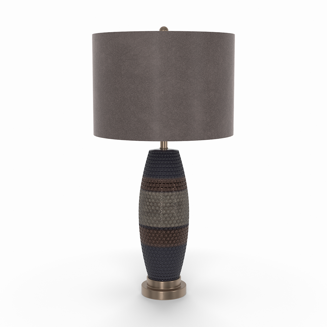 Hammered Ceramic Table Lamp