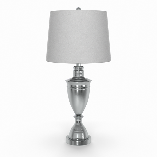 Dolan Brushed Steel Lamp