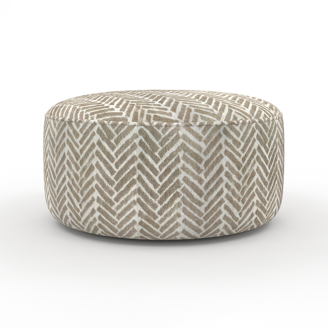 Passageway Round Cocktail Ottoman