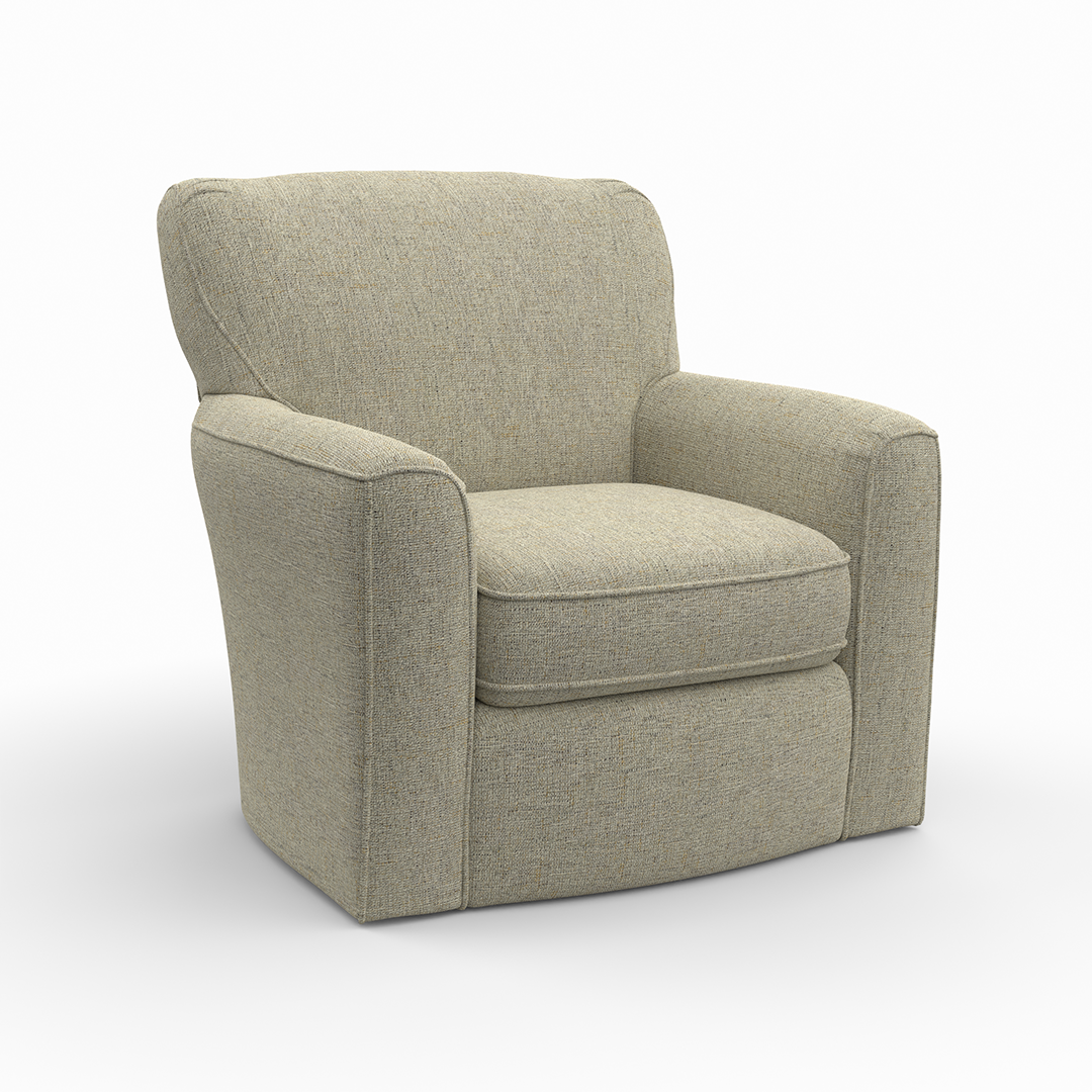 Kaylee Swivel Chair in beige with swivel from Best Home Furnishings