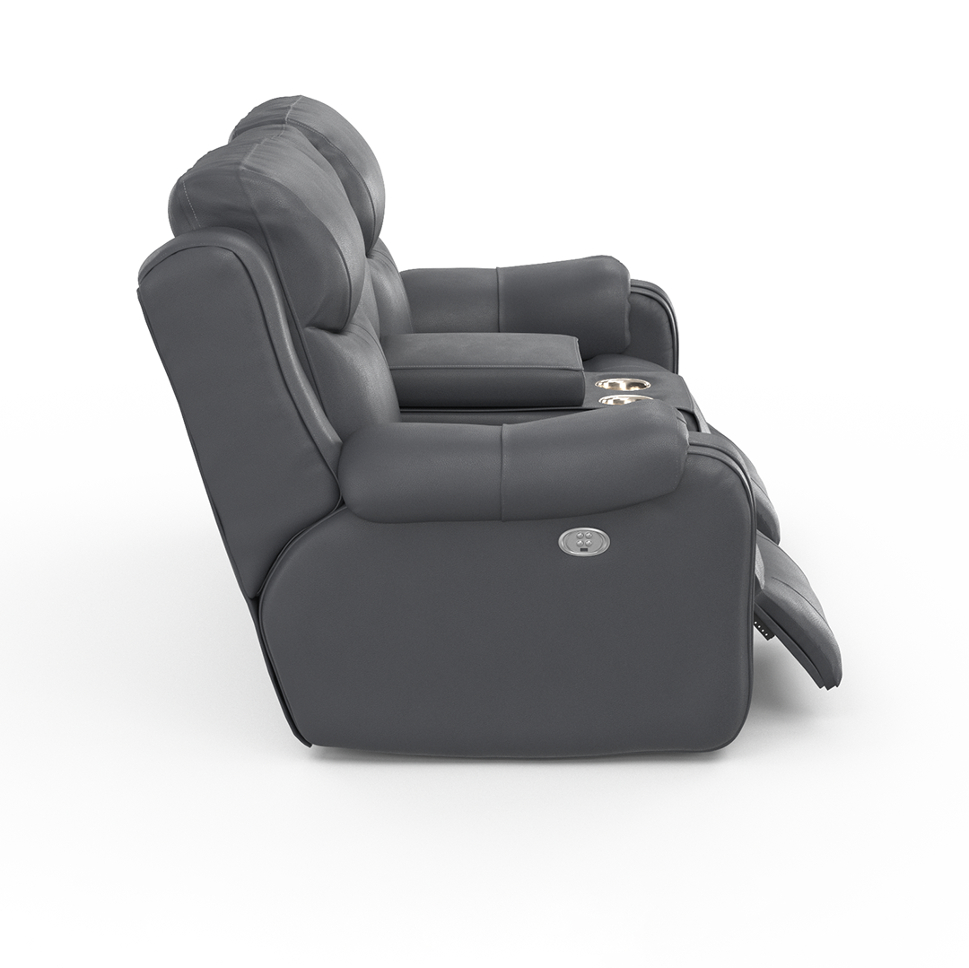 Marvel Console Loveseat with Power Headrest