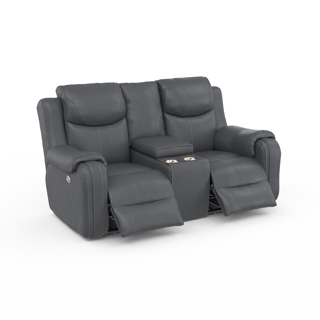 Marvel Console Loveseat with Power Headrest