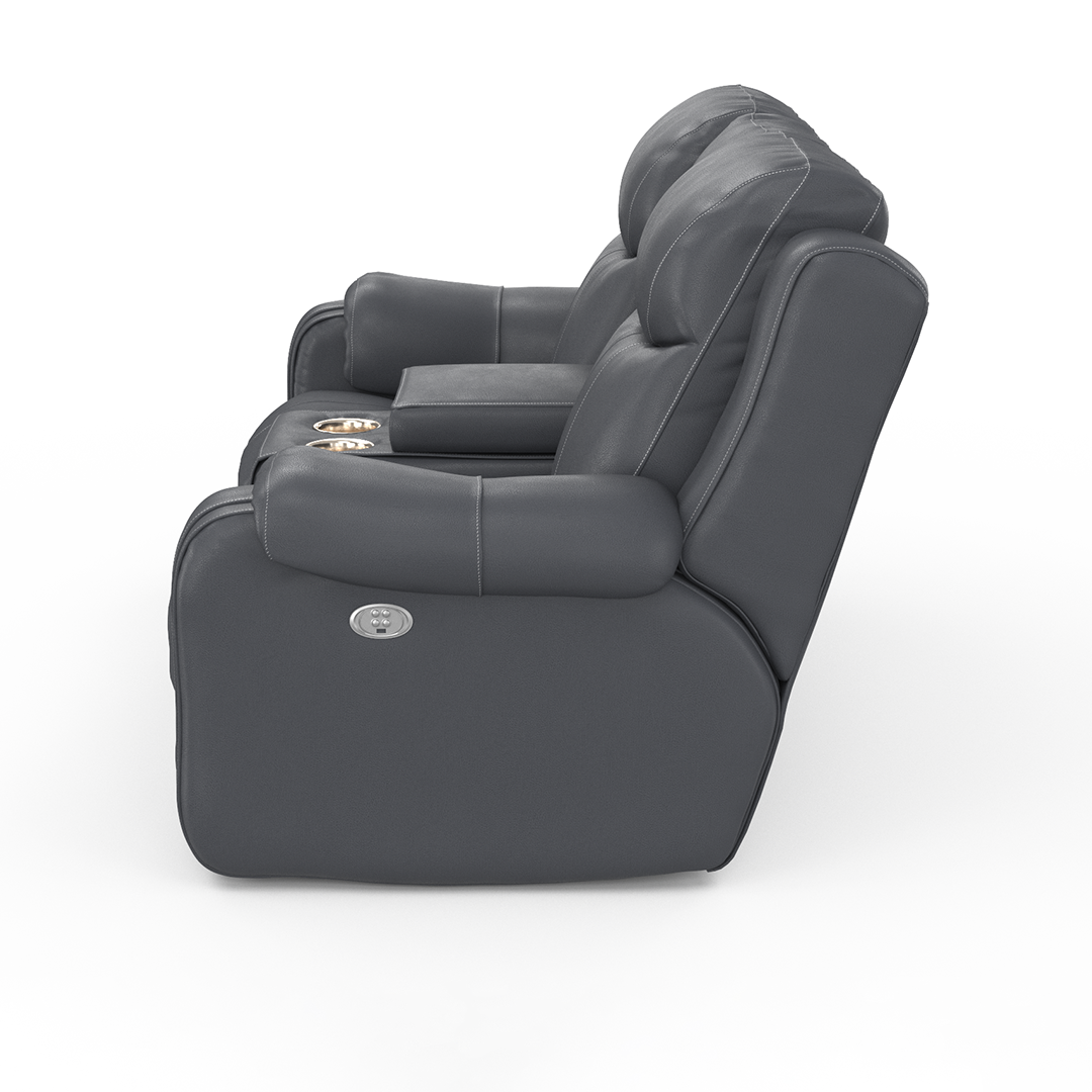 Marvel Console Loveseat with Power Headrest