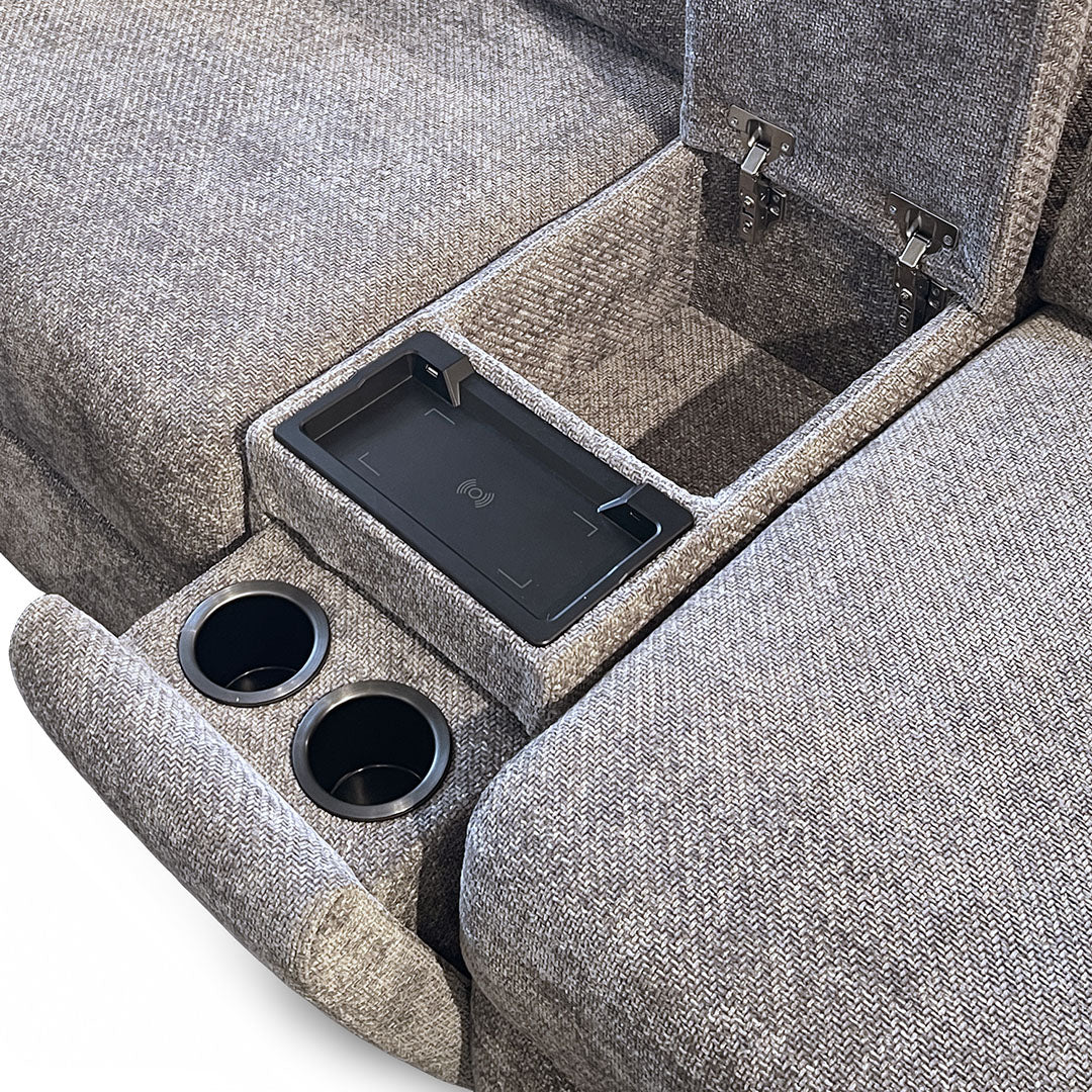 Paris Power Sliding Sectional (7-Piece) from Cheers in Gray Performance Fabric - Additional view 11