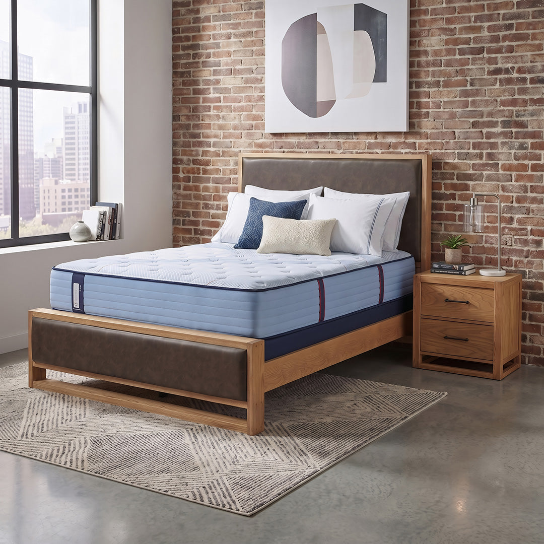 Extra Firm Paterson Ultra Firm Mattress from Sealy in Queen Innerspring - Overhead view