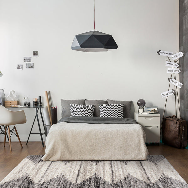 Phoenix Ivory Gray Global Rug