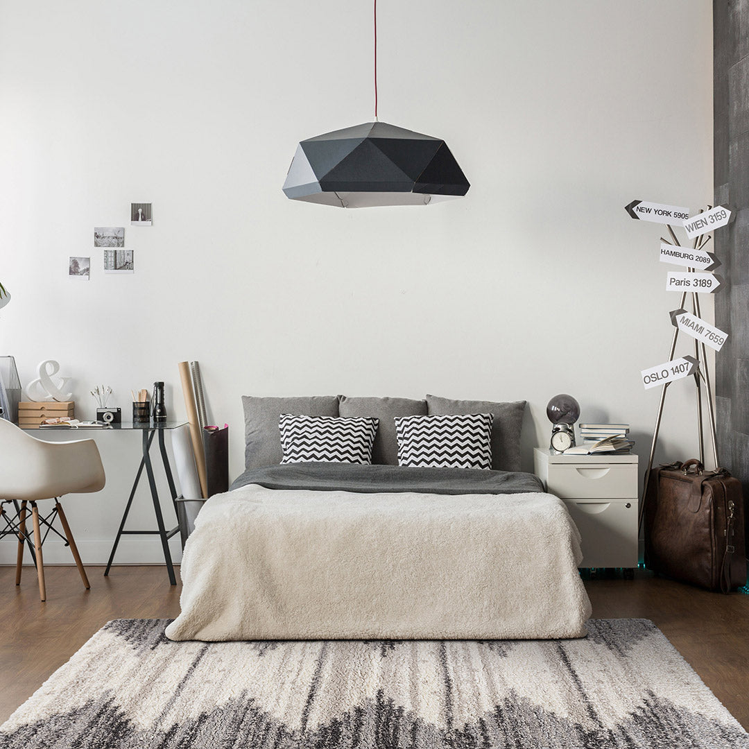 Phoenix Ivory Gray Global Rug