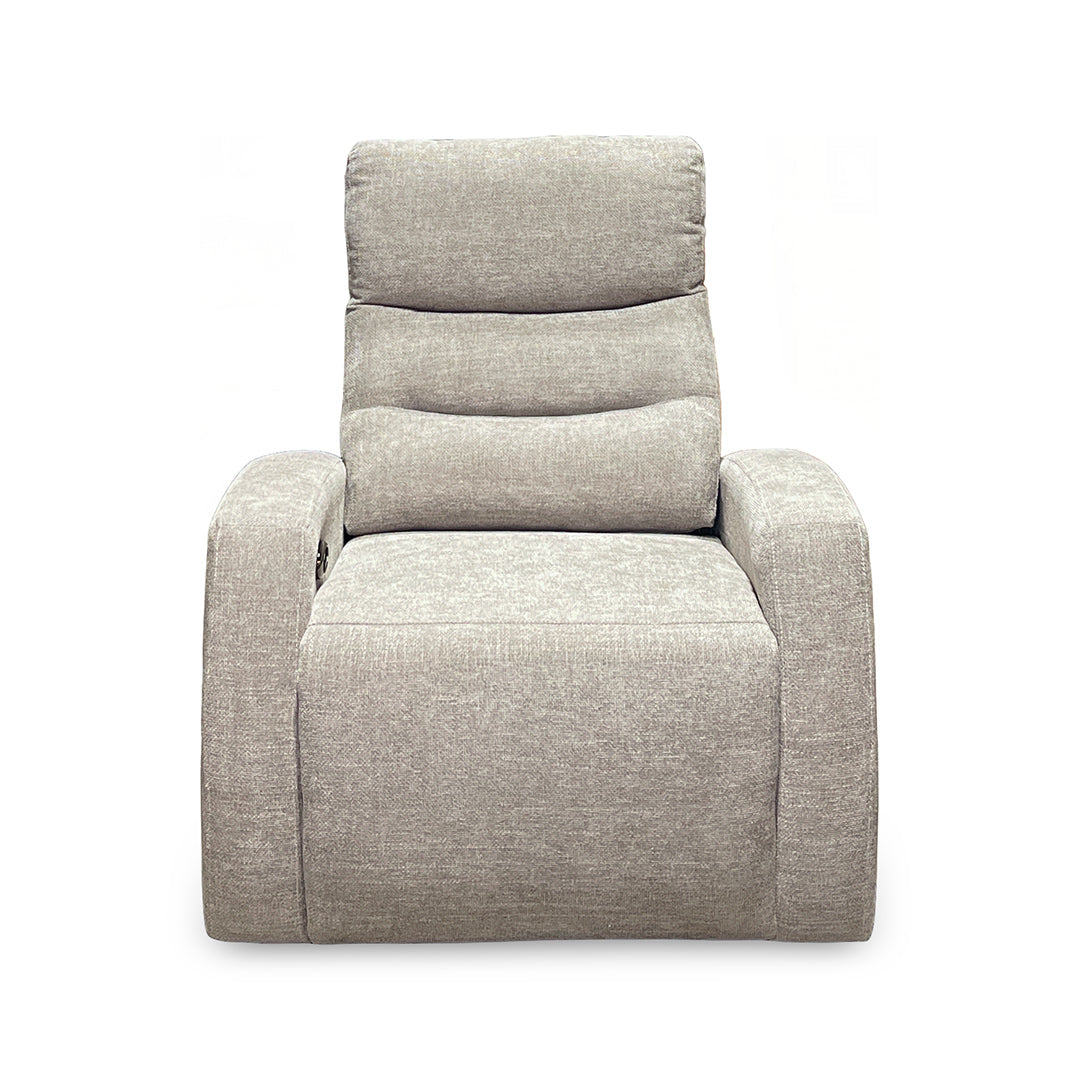 Pontenza Power Glider Recliner from Washington in Polyester - Reclined position