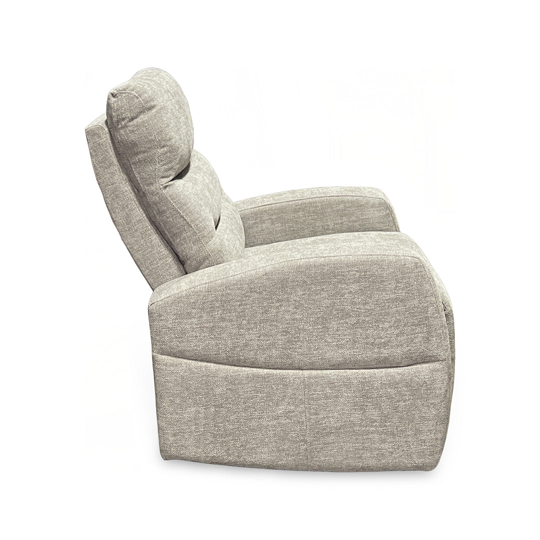Pontenza Power Glider Recliner from Washington in Polyester - Reclined position