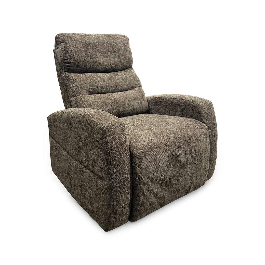 Pontenza Power Glider Recliner from Washington in Polyester with Power Recline, Power Recline - Reclined position