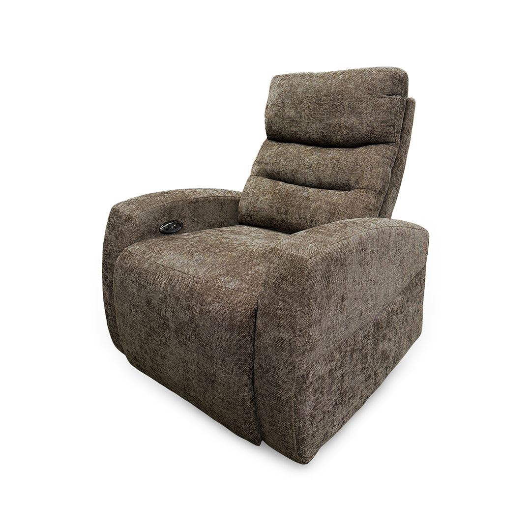 Pontenza Power Glider Recliner from Washington in Polyester - Reclined position