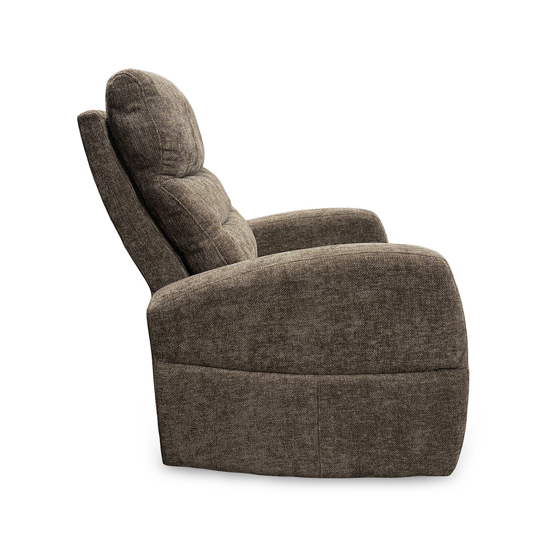Pontenza Power Glider Recliner from Washington in Polyester with Power Recline, Power Recline - Reclined position
