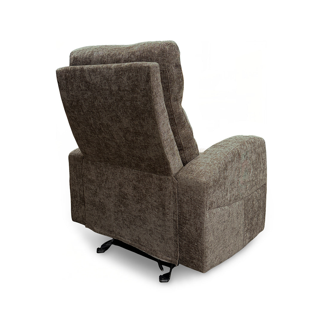 Pontenza Power Glider Recliner from Washington in Polyester with Power Recline, Power Recline - Reclined position