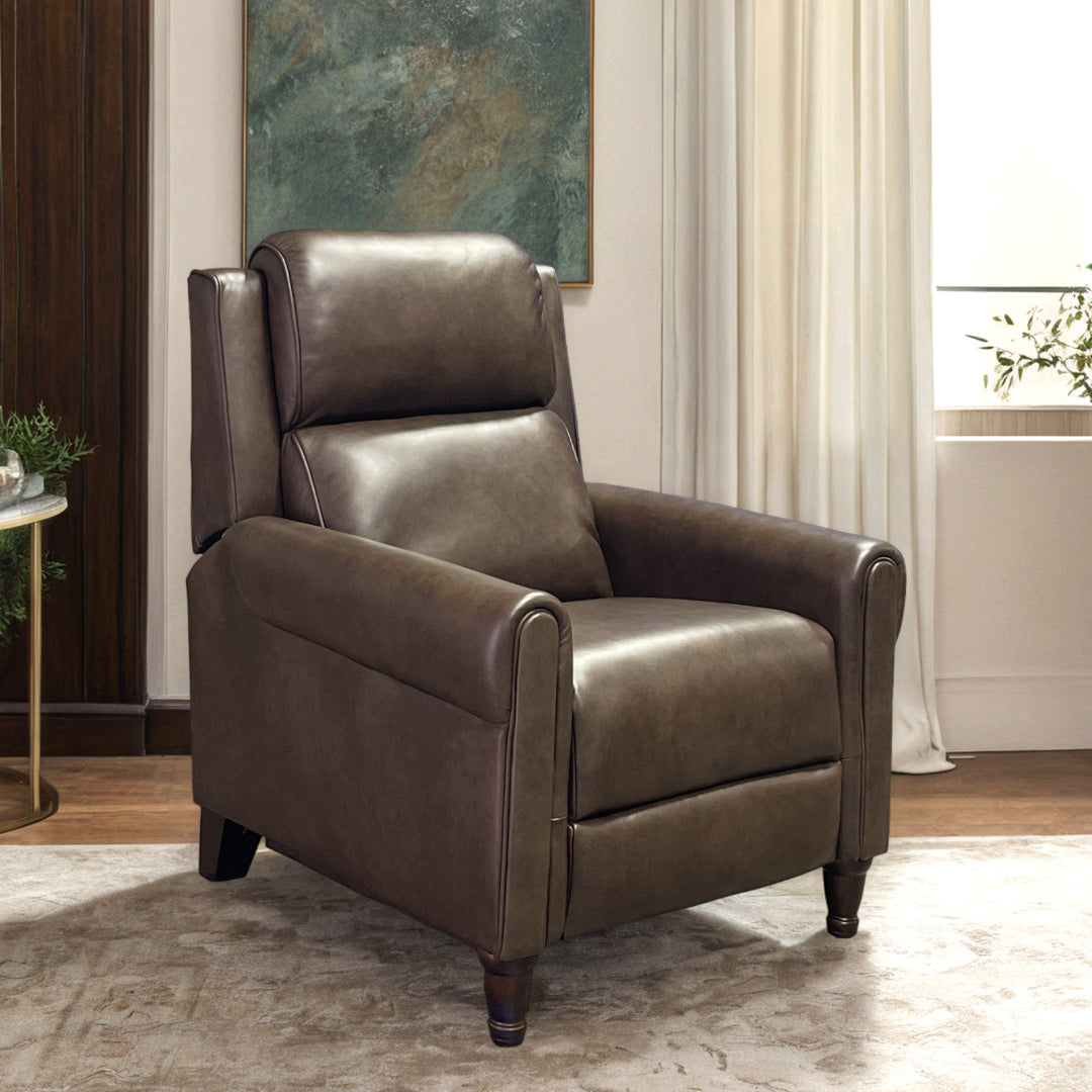 Preston Leather Power High Leg Recliner