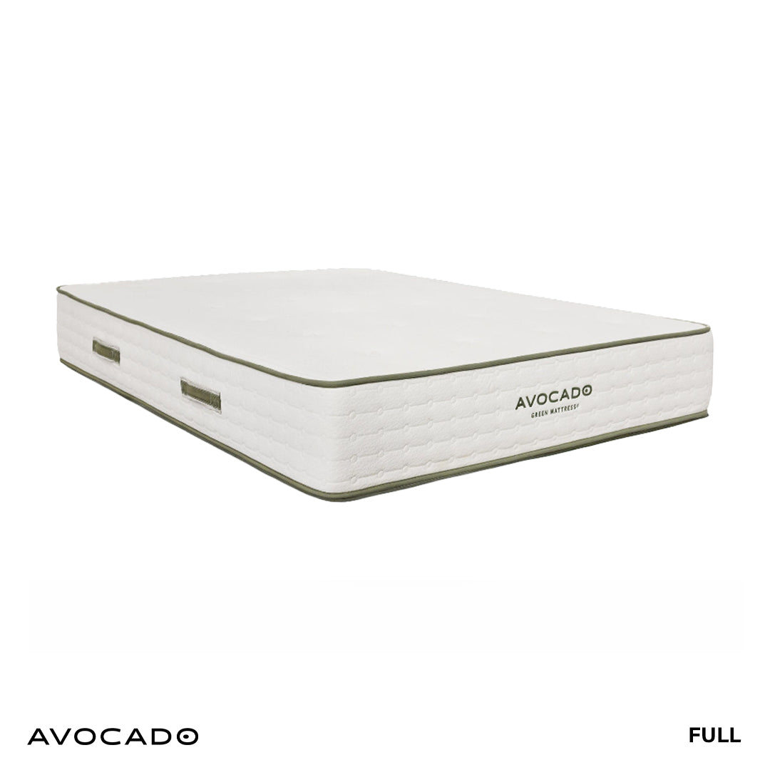 Firm Avocado Standard Green Mattress from Avocado Mattress in Queen Cotton / Natural Fiber Blend with Cooling, Made in USA - Detail view
