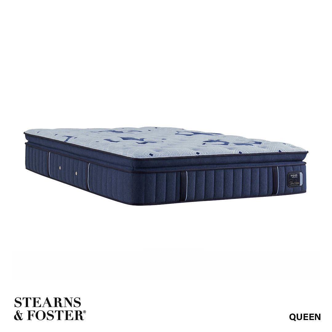 Estate Soft Pillow Top Mattress from Stearns & Foster in Queen Innerspring, Made in USA - Detail view