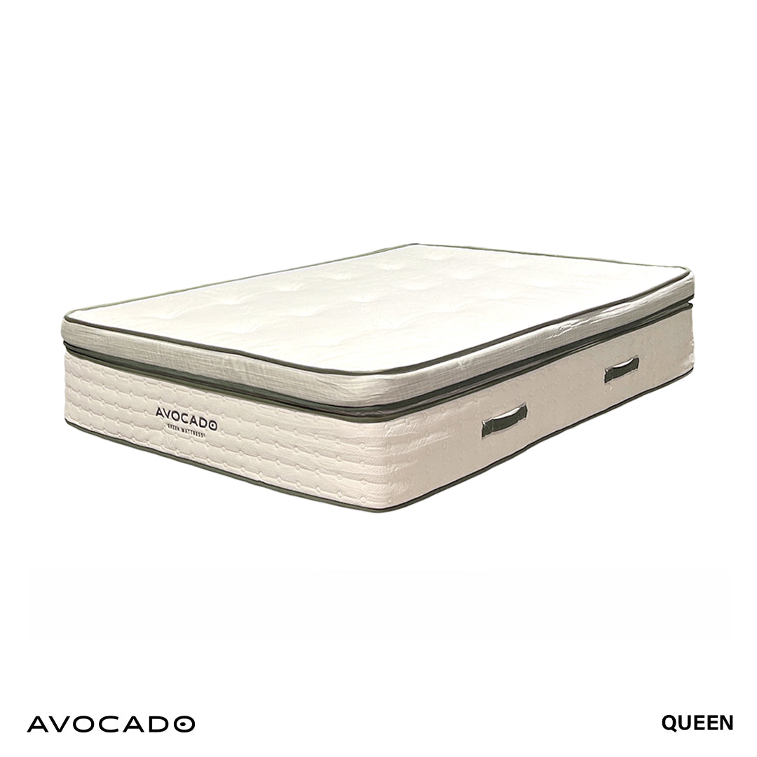 Plush Avocado Boxtop Green Mattress from Avocado Mattress in Queen Cotton / Natural Fiber Blend with Cooling, Made in USA - Additional view 4