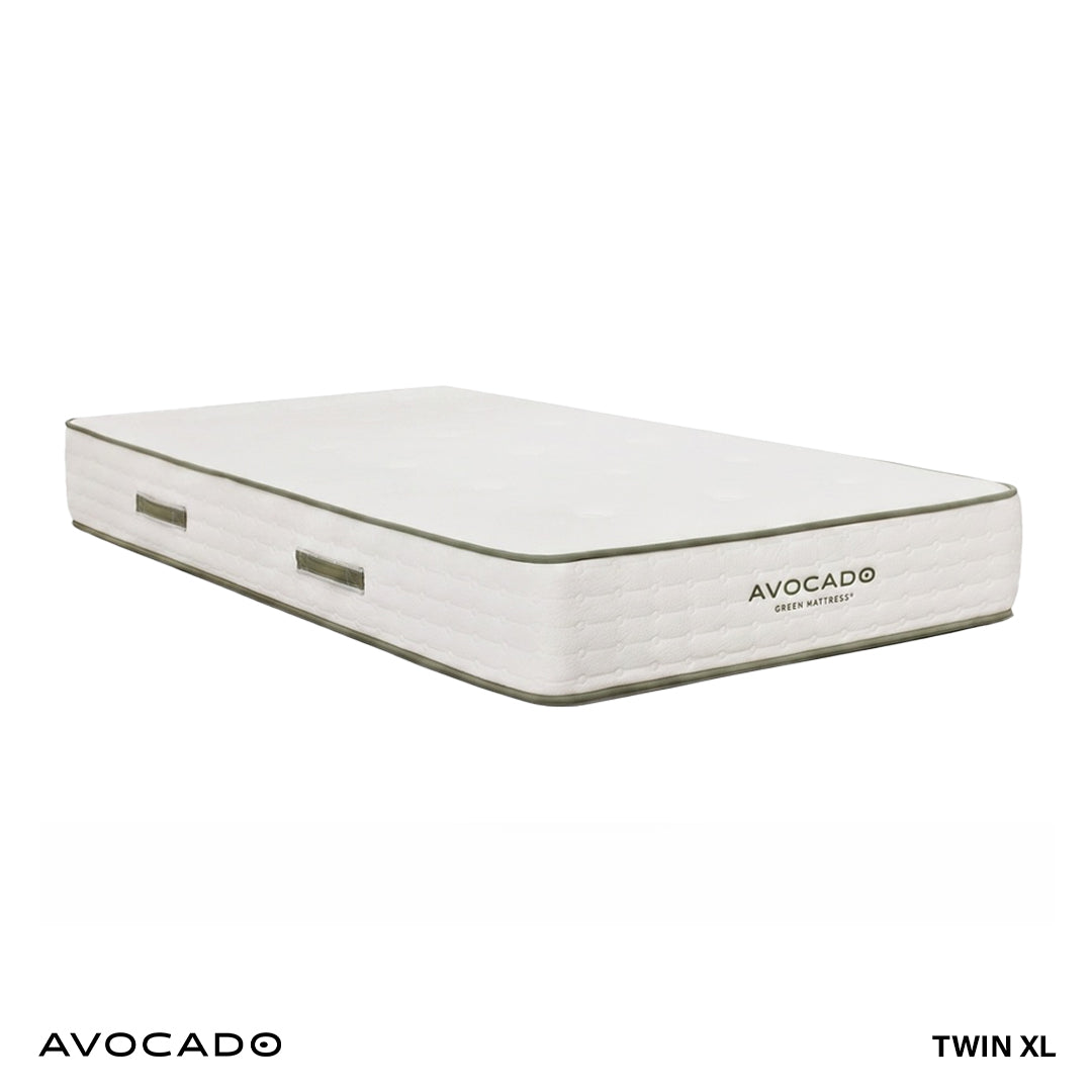 Firm Avocado Standard Green Mattress from Avocado Mattress in Queen Cotton / Natural Fiber Blend, Made in USA - Alternate angle