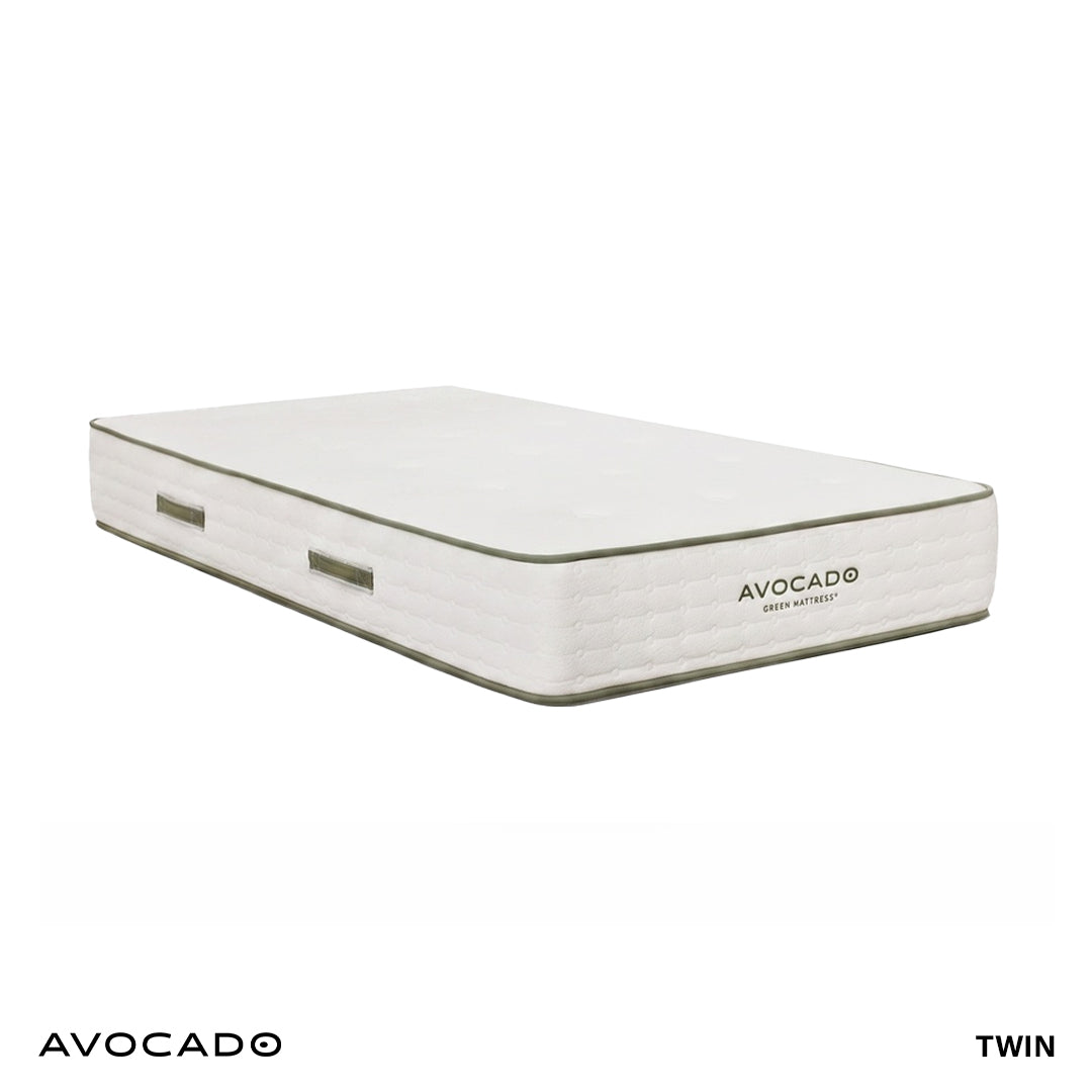 Firm Avocado Standard Green Mattress from Avocado Mattress in Queen Cotton / Natural Fiber Blend with Cooling, Made in USA
