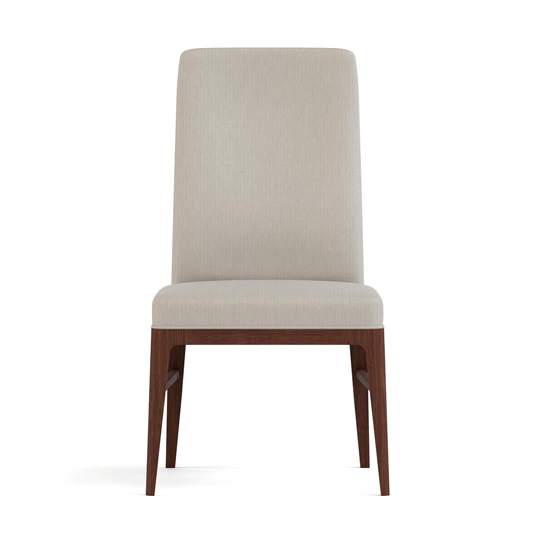 Silla alta tapizada Walnut Grove 