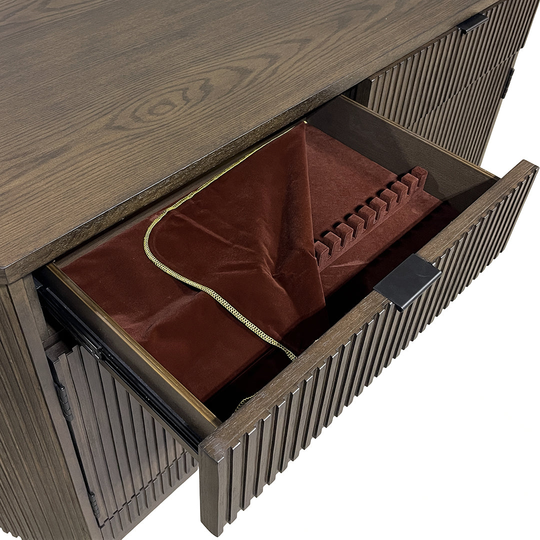 Reeded Flex Server from Davis Home in Brown Veneer - Additional view 10