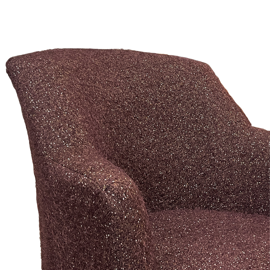 Ronan Swivel Accent Chair from Best Home Furnishings in Purple Polyester with Swivel, Wood Legs, Made in USA - Additional view 7