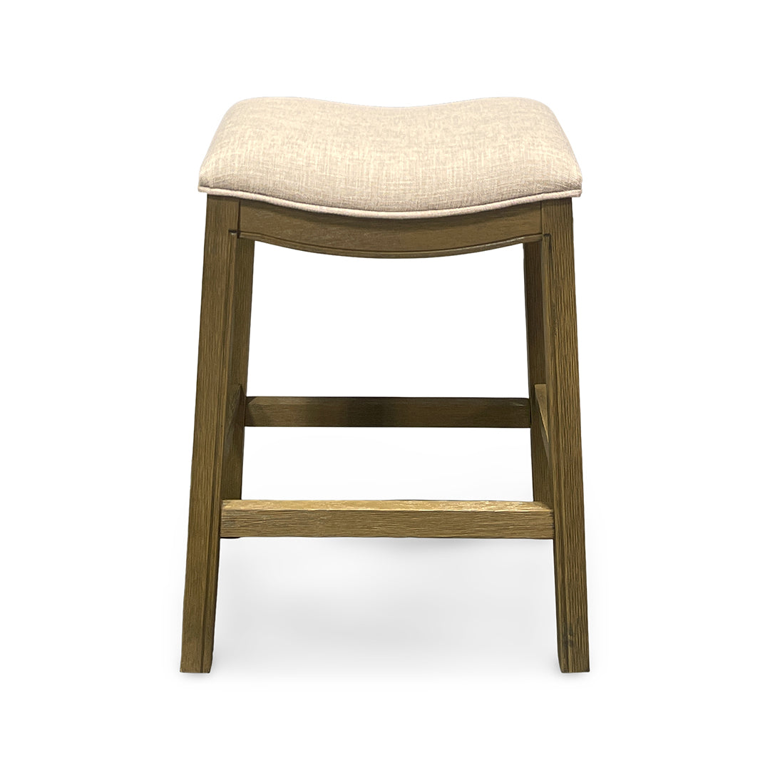 Rylan Upholstered Stool - Beige