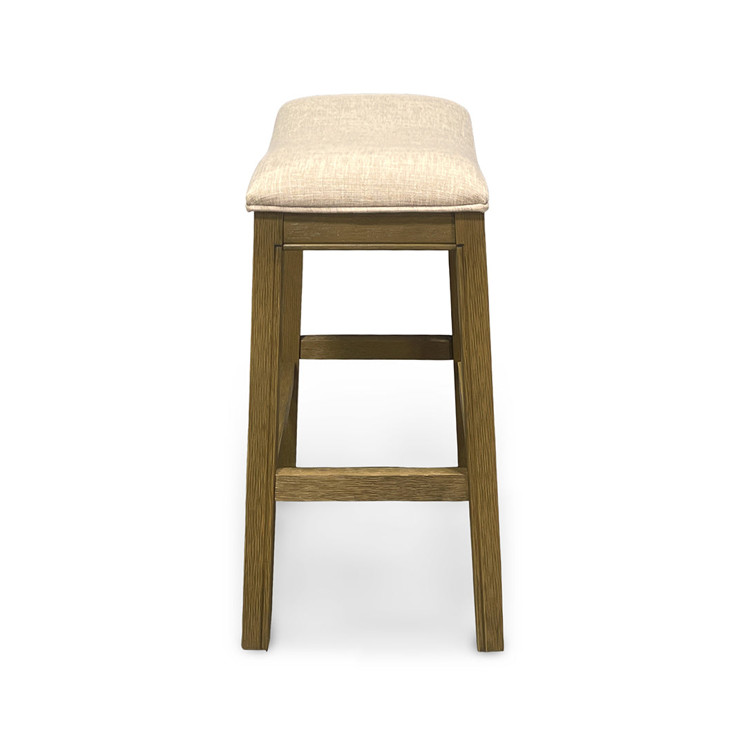 Rylan Upholstered Stool - Beige