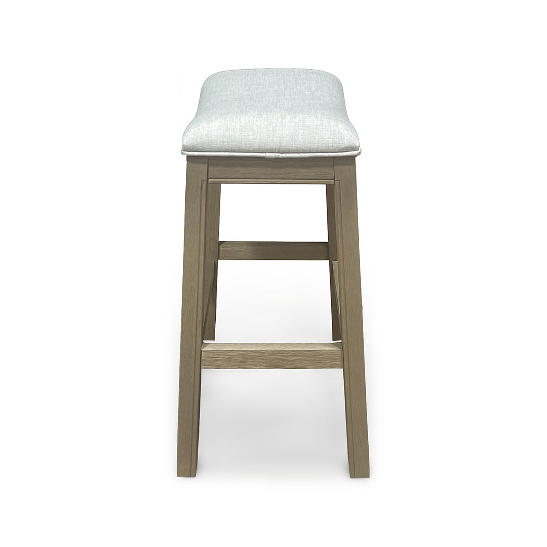 Rylan Upholstered Stool - Gray