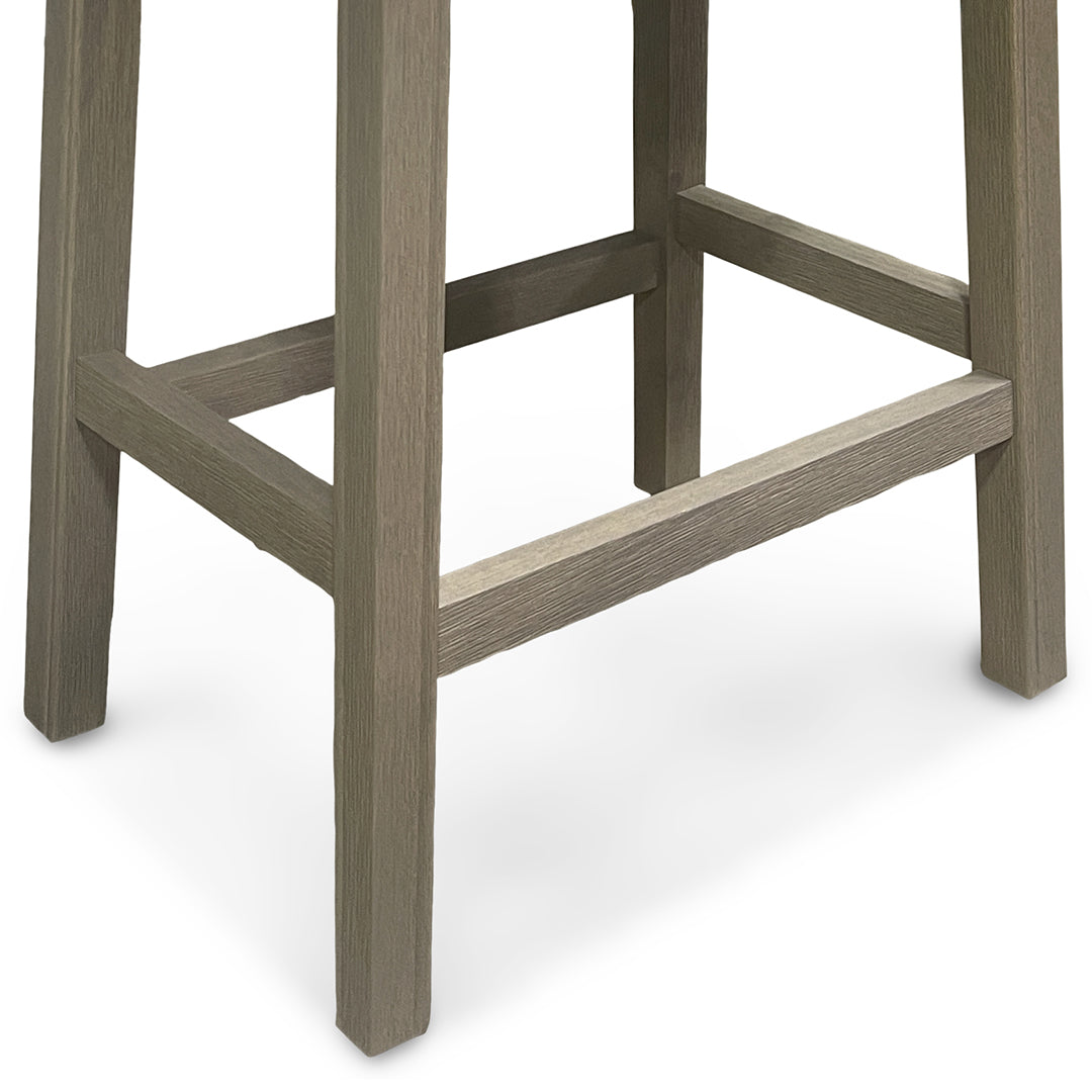 Rylan Upholstered Stool - Gray