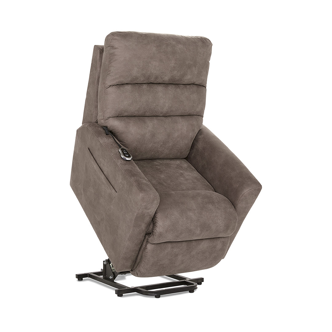 Liam Bronze Power Lift Recliner from La-Z-Boy Incorporated in Performance Fabric with Lift chair, Power Recline, Made in USA