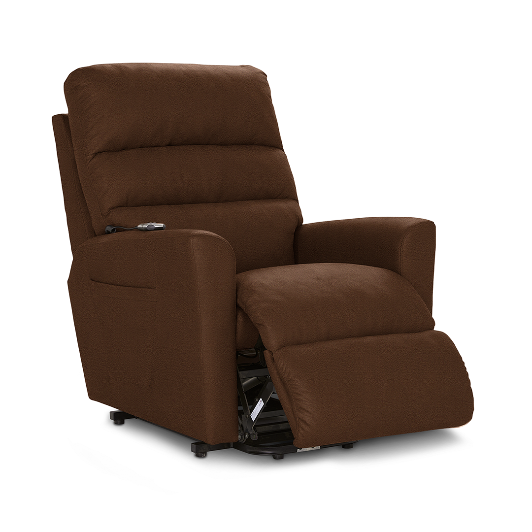 Liam Bronze Power Lift Recliner from La-Z-Boy Incorporated in Performance Fabric with Lift chair, Power Recline, Made in USA - Additional view 19