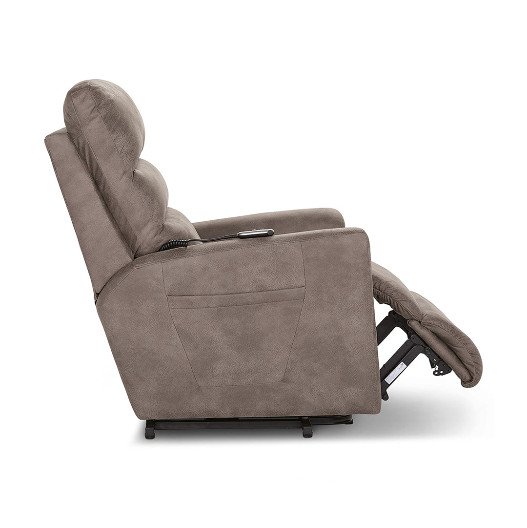 Liam Bronze Power Lift Recliner from La-Z-Boy Incorporated in Performance Fabric with Lift chair, Power Recline, Made in USA - Additional view 7