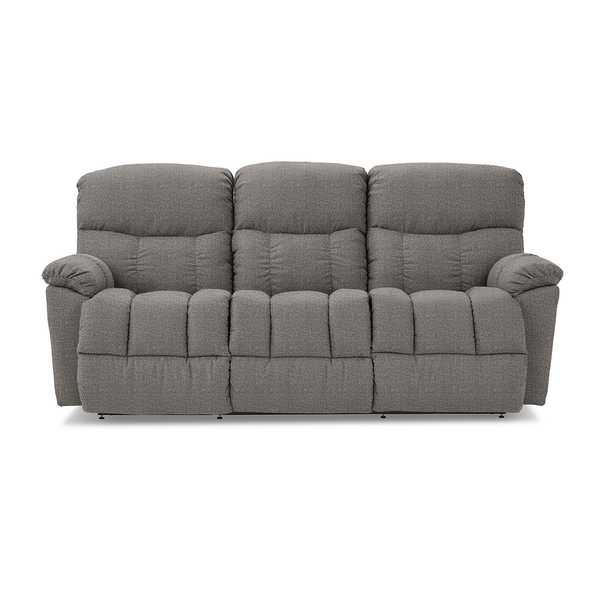 Morrison Reclining Sofa from La-Z-Boy Incorporated in Gray, Made in USA - Alternate angle