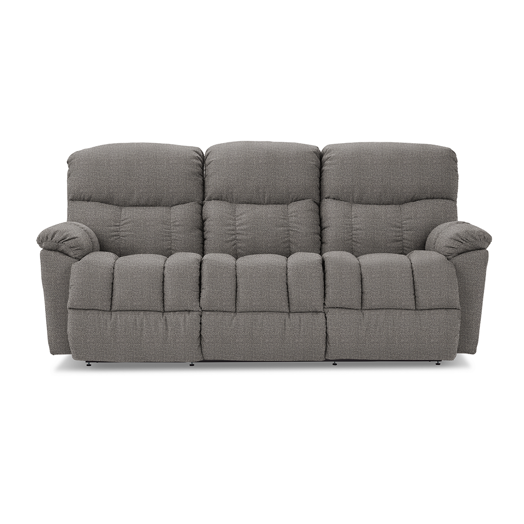 Morrison Reclining Sofa from La-Z-Boy Incorporated in Gray, Made in USA - Alternate angle