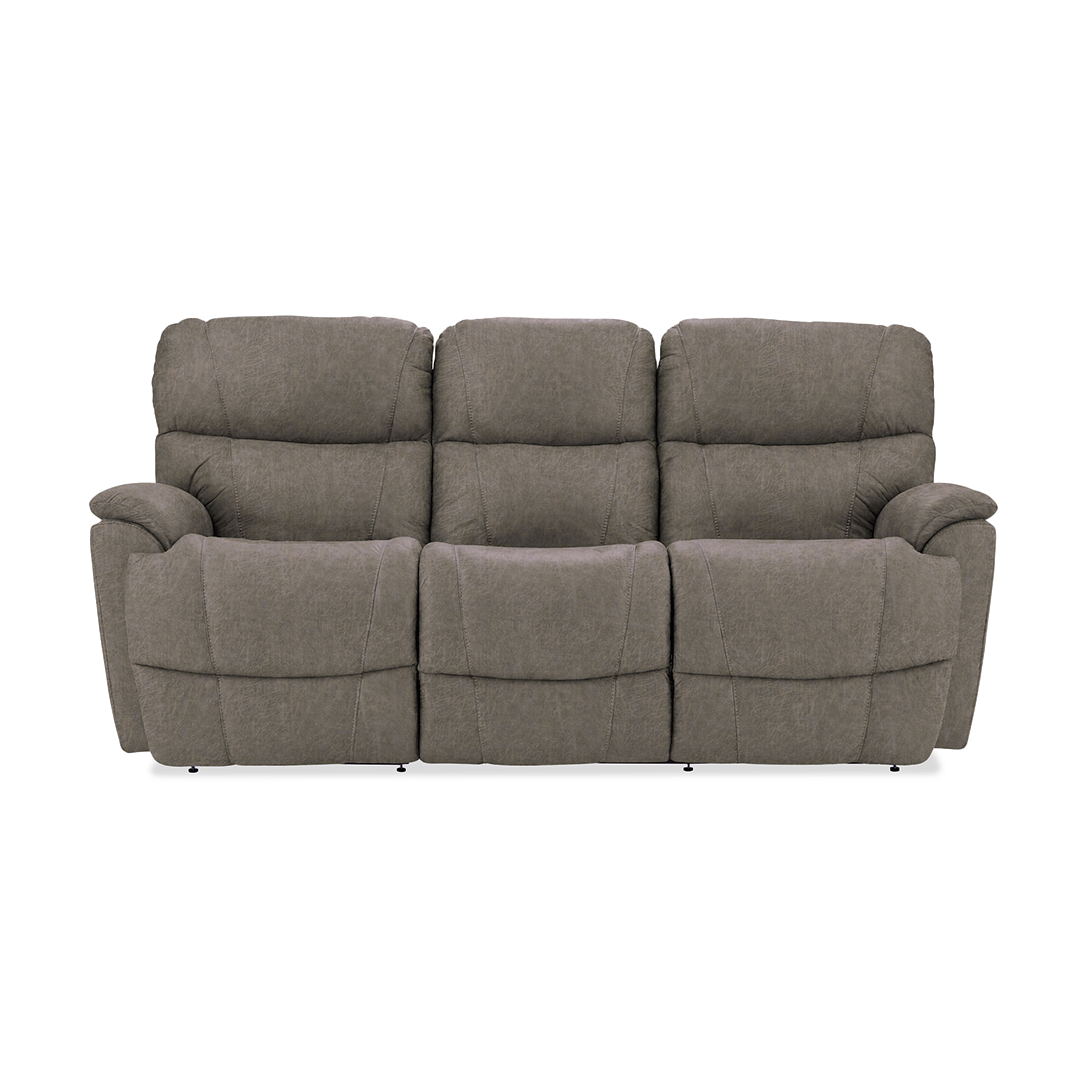 Trouper Reclining Sofa from La-Z-Boy Incorporated in Brown Performance Fabric with Manual Recline, Made in USA - Additional view 4