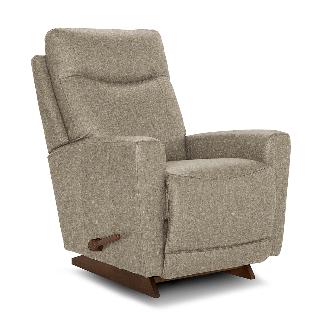 Kodie Rocker Recliner from La-Z-Boy Incorporated in Performance Fabric with Manual Recline, Made in USA
