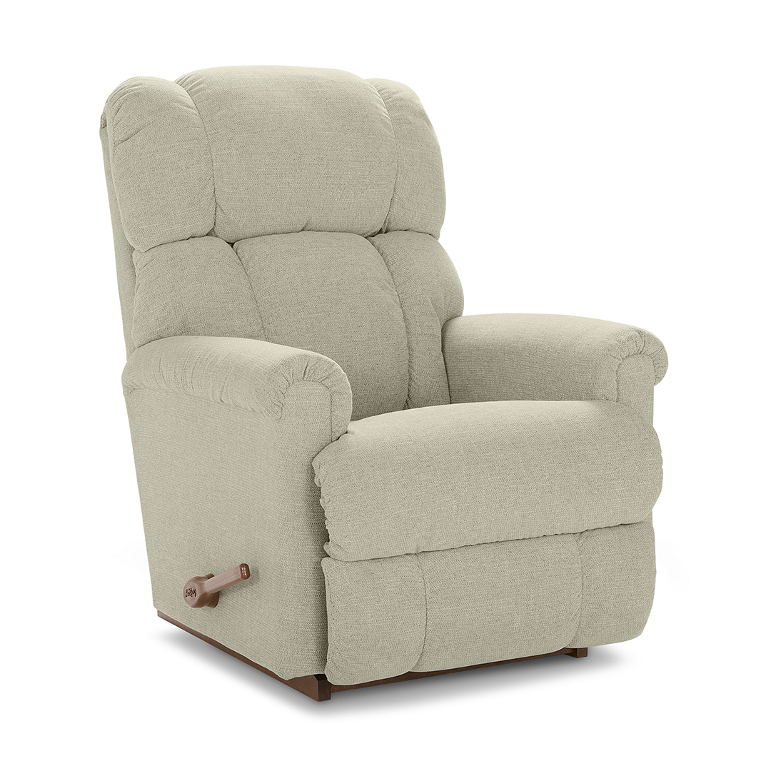 Pinnacle Rocker Recliner from La-Z-Boy Incorporated in Beige with Manual Recline, Made in USA