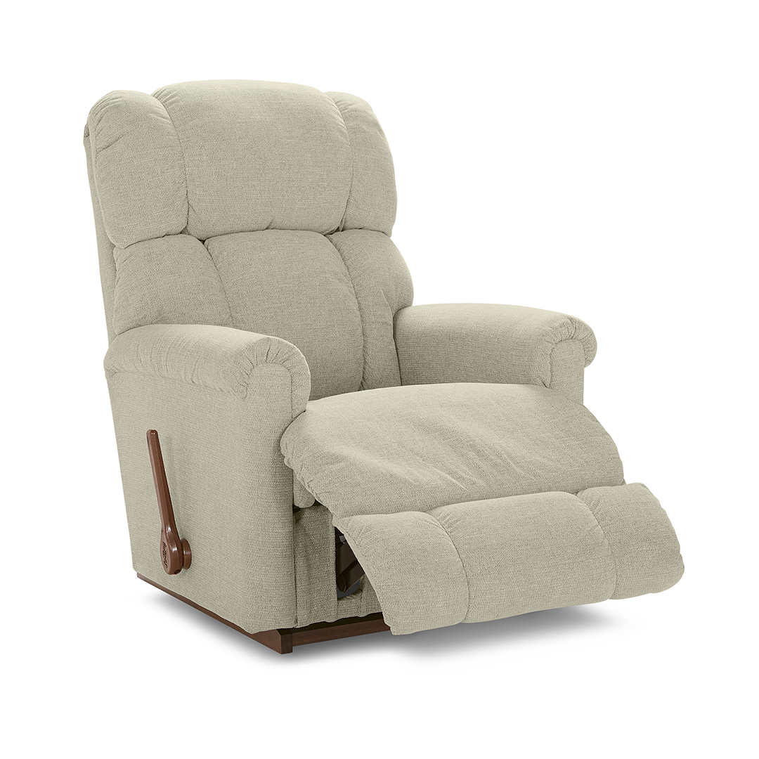Pinnacle Rocker Recliner from La-Z-Boy Incorporated in Beige with Manual Recline, Made in USA - Detail view
