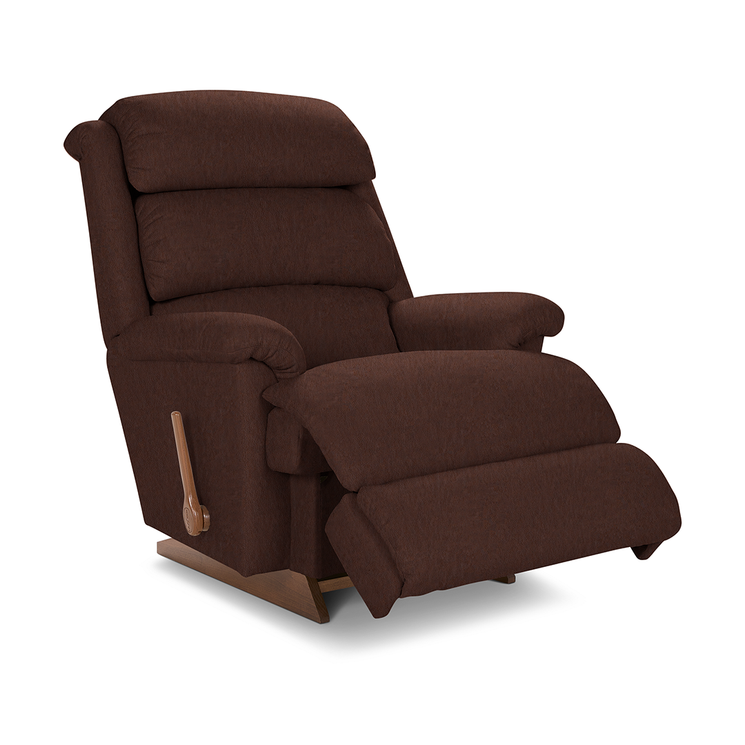 Astor Wall Recliner from La-Z-Boy Incorporated in Brown Performance Fabric with Manual Recline, Made in USA - Detail view