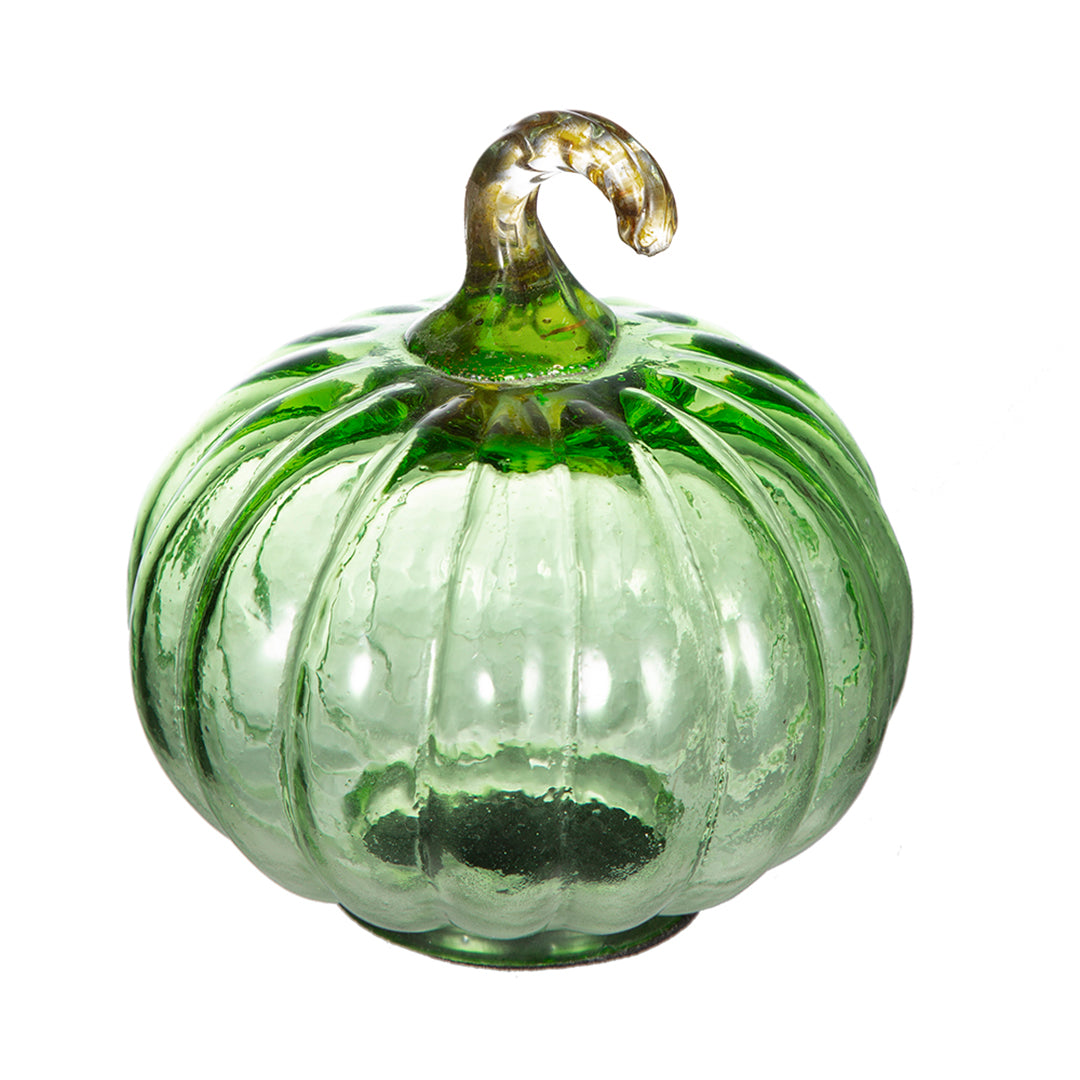 Glass Pumpkin - Green