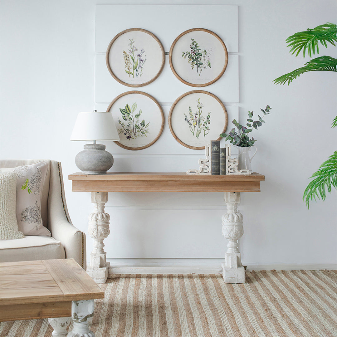 Flora Round Prints (Set of 4)