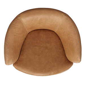 Barolo Leather Swivel Chair