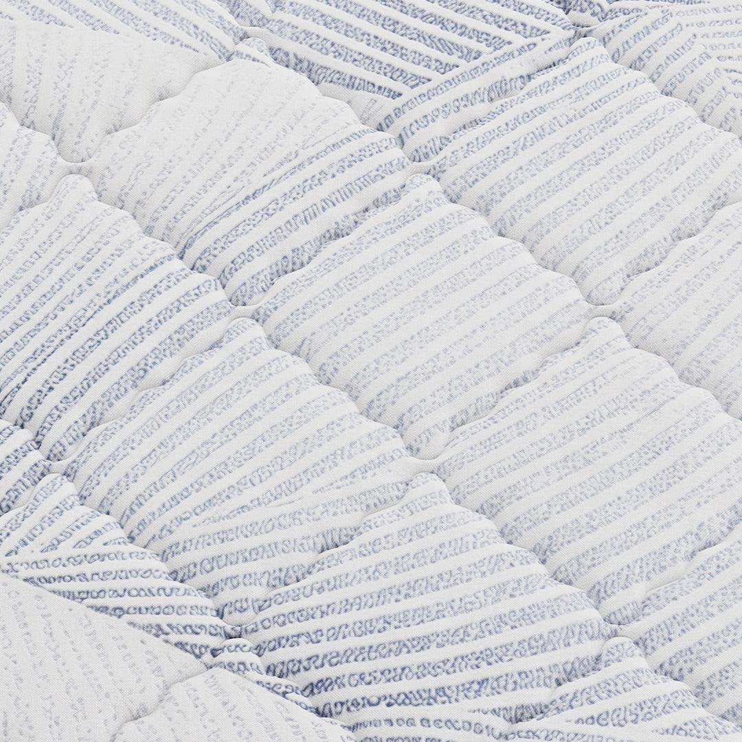 Serta® Ciela Plush Euro Pillow Top Mattress from Serta in Queen Innerspring with Cooling, Made in USA - Overhead view