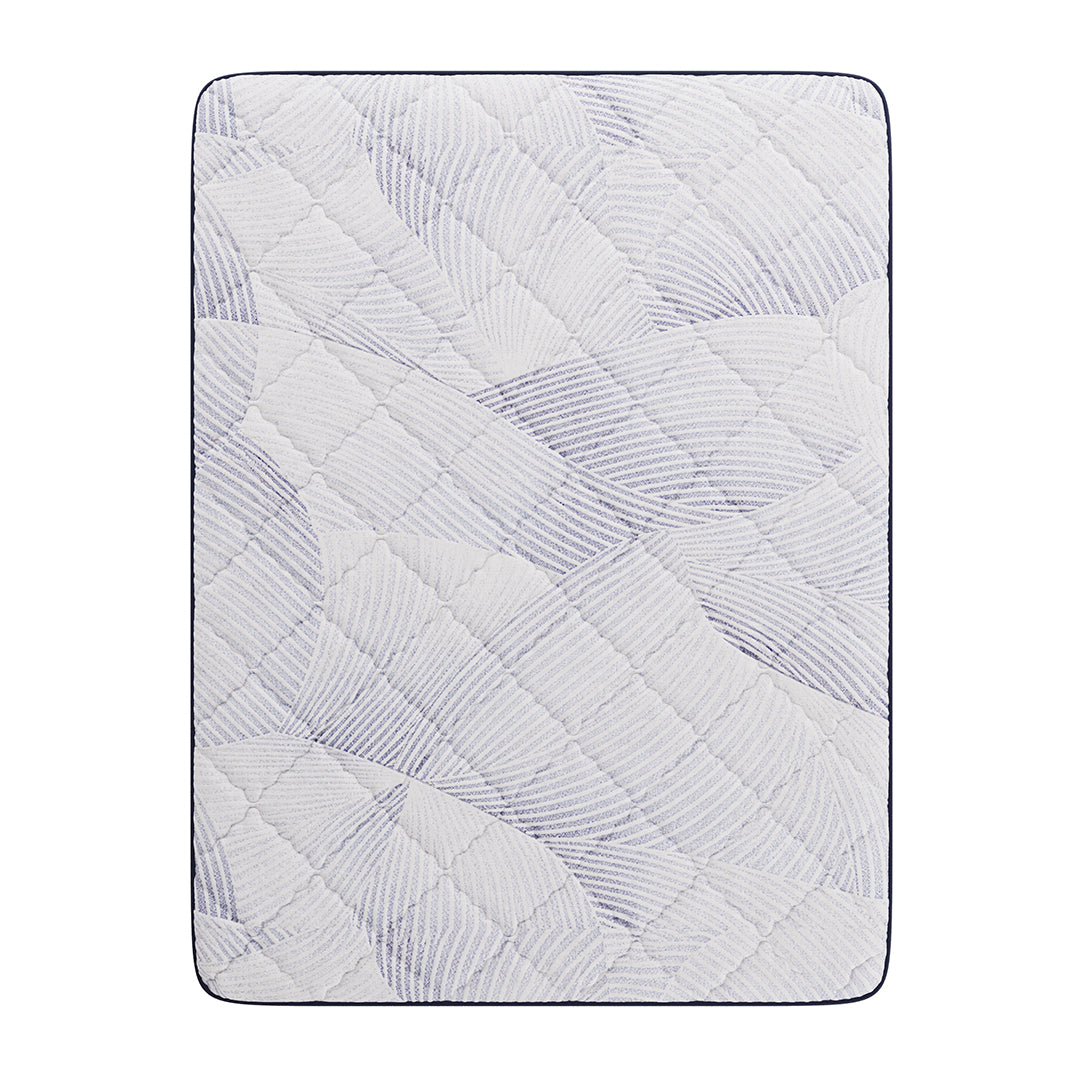 Serta® Ciela Plush Euro Pillow Top Mattress from Serta in Queen Innerspring with Cooling, Made in USA - Overhead view