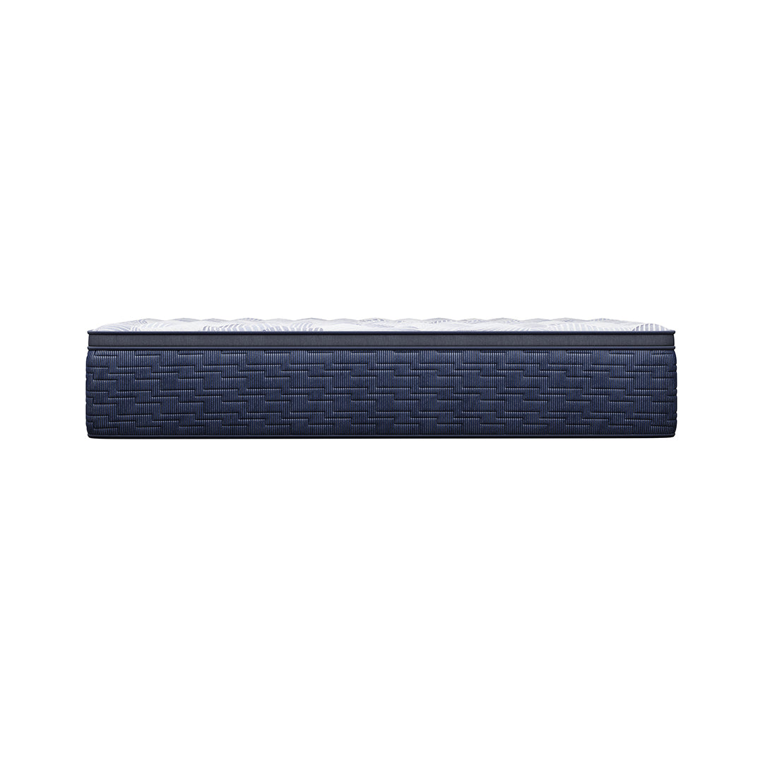 Elderwood Plush Pillow Top Mattress from Serta in Queen Gel Foam, Made in USA - Side view
