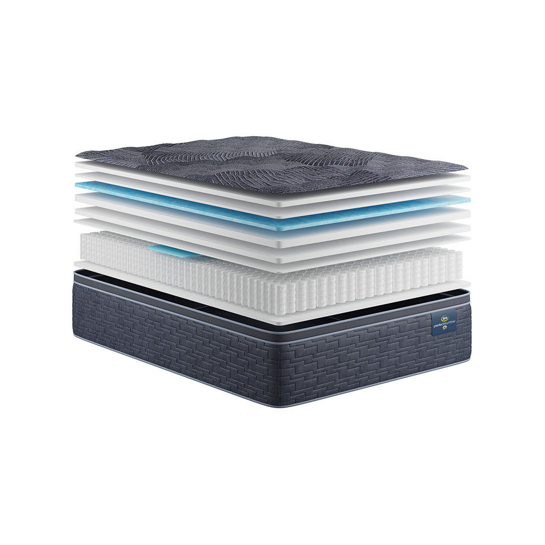 Feather Grove Plush Pillow Top Mattress from Serta in Queen Gel Foam with Cooling, Made in USA - Additional view 4