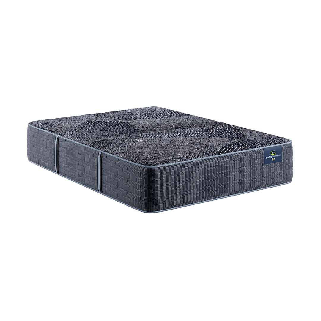 Serta® Feather Grove Extra Firm Mattress from Serta in Queen Gel Foam with Cooling, Made in USA - Angle view